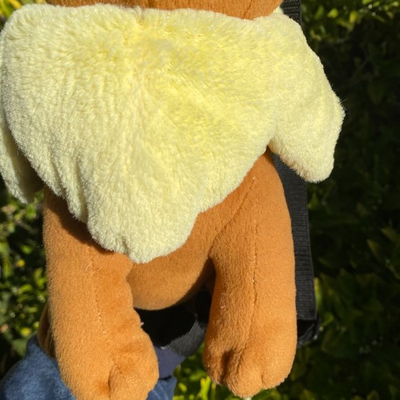 Pokemon Eevee Plush Stuffed Animal Backpack Bag FAB Starpoint NY 2016 12.5" - Picture 4 of 16